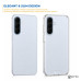 Silikonowe etui do Samsunga Galaxy A57, przezroczyste Silikonowe etui do Samsunga Galaxy A57, przezroczyste