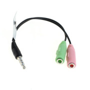 Kabel do podłączenia mikrofonu i słuchawek do Sony Playstation 4 / Microsoft XBOX One