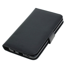 Skórzane etui z klapką do Samsung Galaxy S9+ / SM-G965F w kolorze czarnym