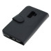 Skórzane etui z klapką do Samsung Galaxy S9+ / SM-G965F w kolorze czarnym
