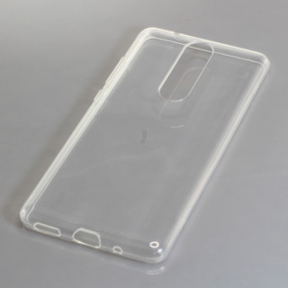 Silikonowe etui do telefonu Nokia 5.1 Przezroczyste