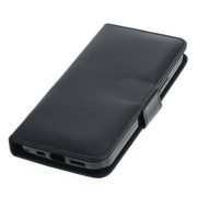 Etui z klapką ze sztucznej skóry do Apple iPhone 12, czarne