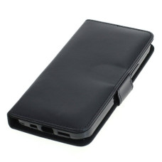 Etui z klapką ze sztucznej skóry do Apple iPhone 12, czarne