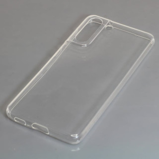 Silikonowe etui do Samsunga Galaxy S21 FE, przezroczyste
