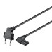 Kabel zasilający do zasilaczy ze złączem 2-pinowym C7, 3m Kabel zasilający do zasilaczy ze złączem 2-pinowym C7, 3m