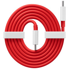Kabel do transmisji danych OnePlus Warp USB-C na USB-C Czerwony 1,0 m Kabel do transmisji danych OnePlus Warp USB-C na USB-C Czerwony 1,0 m