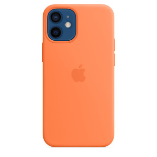 Silikonowe etui do Apple iPhone 12 Mini, kumquat, oryginalne