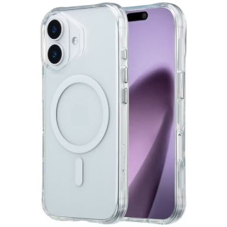 Silikonowe etui do Apple iPhone 17, Magsafe, przezroczyste