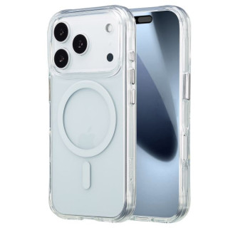 Silikonowe etui do Apple iPhone 17 Pro, Magsafe, przezroczyste