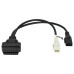 Adapter z Audi / VW / Seat / Skoda 2x2-pin na OBD2 Adapter z Audi / VW / Seat / Skoda 2x2-pin na OBD2