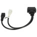 Adapter z Audi / VW / Seat / Skoda 2x2-pin na OBD2 Adapter z Audi / VW / Seat / Skoda 2x2-pin na OBD2