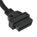Adapter z Audi / VW / Seat / Skoda 2x2-pin na OBD2 Adapter z Audi / VW / Seat / Skoda 2x2-pin na OBD2