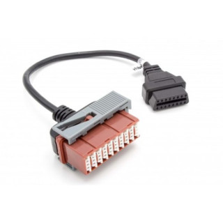 Adapter z Citroena/Peugeota/PSA 30-pin na OBD2