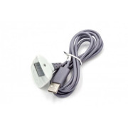 Kabel USB do transmisji danych do kontrolera Microsoft XBOX 360, szary
