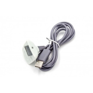 Kabel USB do transmisji danych do kontrolera Microsoft XBOX 360, szary